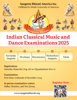 Sangeeta Bharati Music and Dance Exams 2025